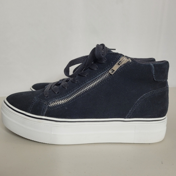 Steve Madden Gryphon Suede Leather Platform Sneaker - 8.5 - Picture 4 of 13